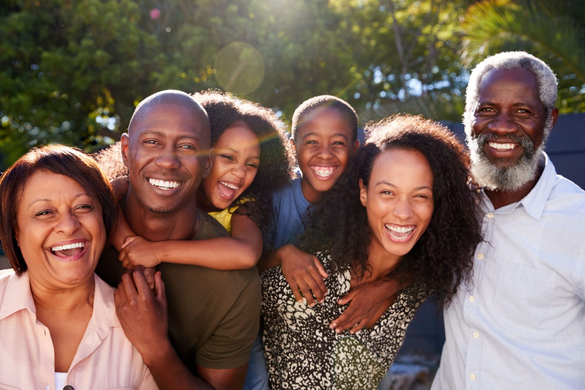 Multi-generation family portrait