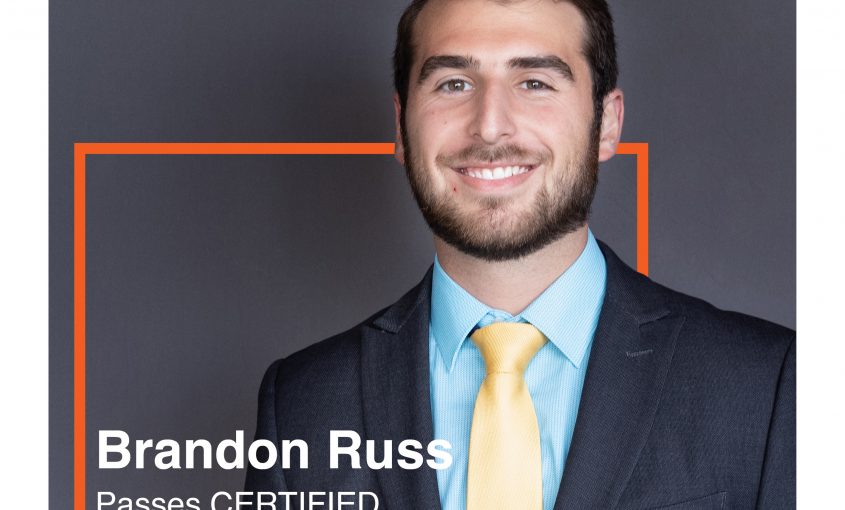 Brandon Russ Passes CFP Exam